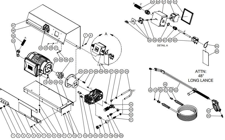 MITM GC-4004-0MEW1R pressure washer parts and manual